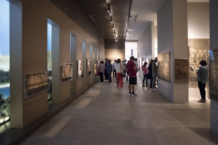 corridoio museo egizio